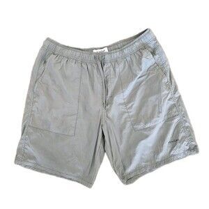 Mens TENORE Utility Day Sport Shorts Large Olive Green Drawstring Waist